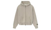 Fear of God Essentials Classic Fleece Zip-Up Hoodie Timber