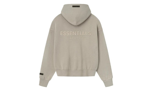 Fear of God Essentials Classic Fleece Zip-Up Hoodie Timber