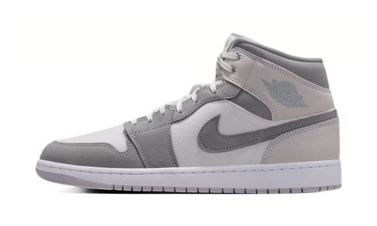 Jordan 1 Mid SE White Phantom Sail Light Smoke Grey