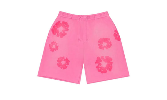 Denim Tears Mono Cotton Wreath Sweat Shorts Pink