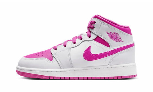 Jordan 1 Mid Fire Pink (GS)