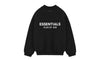 Fear of God Essentials Fleece Crewneck Black (FW24)