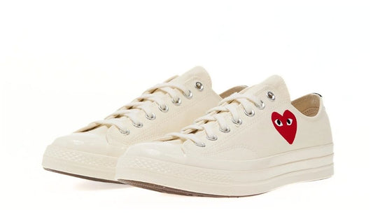 Converse Chuck Taylor All Star 70 Ox Comme des Garcons PLAY Single Heart Milk