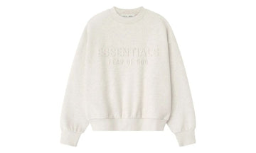 Fear of God Essentials Embossed Classic Crewneck Sweatshirt Oatmeal Heather