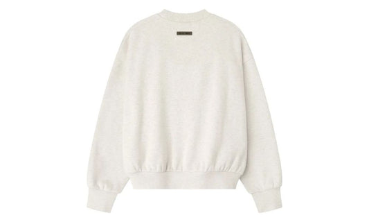 Fear of God Essentials Embossed Classic Crewneck Sweatshirt Oatmeal Heather