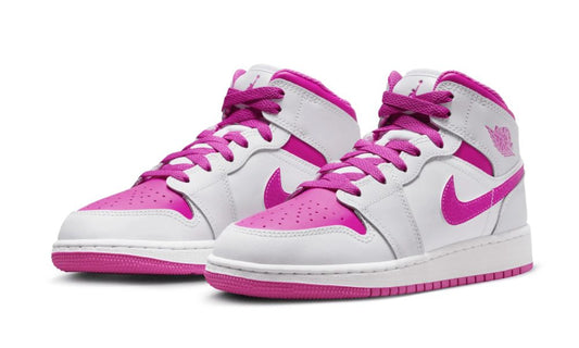 Jordan 1 Mid Fire Pink (GS)