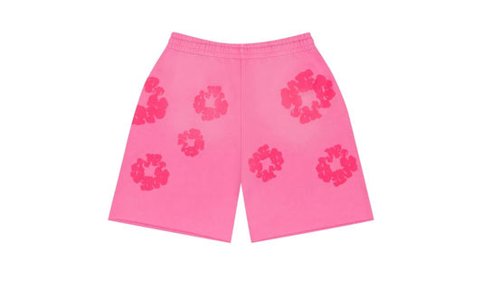 Denim Tears Mono Cotton Wreath Sweat Shorts Pink