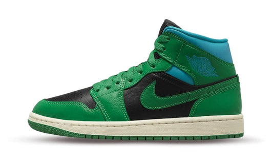 Jordan 1 Mid Lucky Green Aquatone (W)