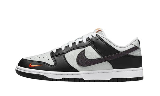 Nike Dunk Low Black Total Orange Mini Swoosh