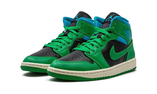 Jordan 1 Mid Lucky Green Aquatone (W)