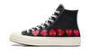 Converse Chuck Taylor All Star 70 Hi Comme des Garcons PLAY Multi-Heart Black