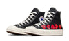 Converse Chuck Taylor All Star 70 Hi Comme des Garcons PLAY Multi-Heart Black