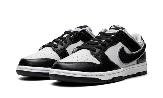 Nike Dunk Low Chenille Swoosh Black Grey