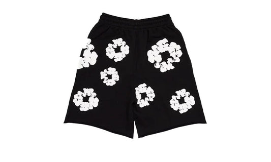 Denim Tears The Cotton Wreath Shorts Black