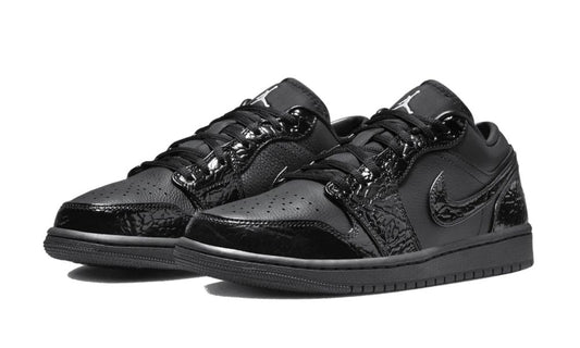 Jordan 1 Low SE Patent Elephant Black (W)