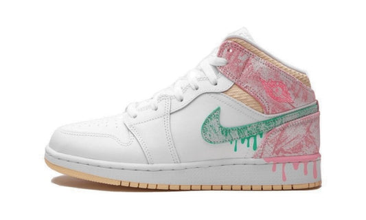 Jordan 1 Mid Paint Drip (GS)