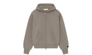 Fear of God Essentials Classic Full Zip-Up Hoodie Homestead Heather
