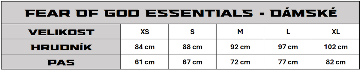 Fear Of God Essentials - Dámské